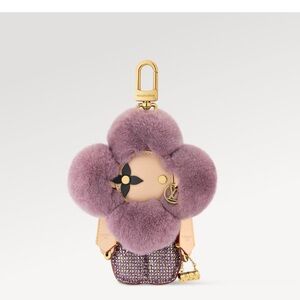 Louis Vuitton Sparkling Purple VIVIENNE BAG CHARM SOLD OUT! RARE HTF
